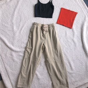 Urban Outfitters outfit with bonus orange tube top